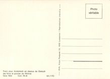 CPM Train pour Andermatt en dessus de Gletsch Vers 1925