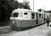 CPM Rame d'autorails a Chablis en 1951