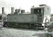 CPM 030 T No 21 en gare de Caudry 1955