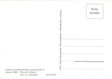 CPM Voiture a plates-formes ouvertes Cfy 11 Caudry 1955