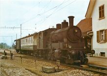 CPM Die 1962 vom SBB-DEpot Roschach auf die MThB uebersiedelle Eb 3/5 5829