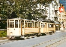 CPM SStB Ce 2/2 2 in winterlicher Umgebung. Seewen 1959