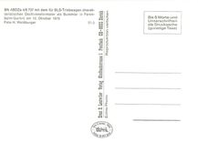 CPM BN ABDZe 4/6 737 mit dem fuer BLS-Triebwagen charakteristischen Dachiransformator als Bummier in