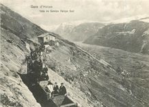 CPM Gare d'Hotan Voie de Service Rampe Sud