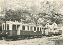 CPM So stattliche Zuege wie auf dieser Werkaufnahme von BBC aus dem Eroeffnungsjahr 1911 verkehrten 