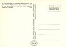 CPM So stattliche Zuege wie auf dieser Werkaufnahme von BBC aus dem Eroeffnungsjahr 1911 verkehrten 