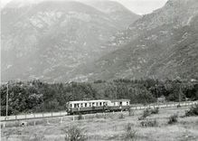 CPM Der letzte BA-Postzug nach 62 Betriebsjahren mit ABDe 2/4 1 und Z62 57 am 29.9.1973