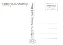 CPM Der letzte BA-Postzug nach 62 Betriebsjahren mit ABDe 2/4 1 und Z62 57 am 29.9.1973