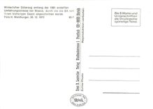 CPM Winterlicher Gueterzug entlang der 1961 erstellten Umfahrungstrasse bei Biasca