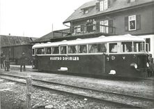 CPM Aufsehenerregende Versuche mit thermischen Triebwagen gab es im Sensetal mahrmals hier jene mit 