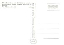 CPM BTB ABe 4/4 8 von 1951 mit gemischter Zugskomposition in Basel Heuwaage