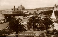 Nice - gardens of Albert I and Palate of the Pier - CPA