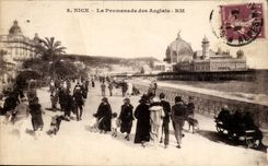 Nice - the Walk of the English - CPA