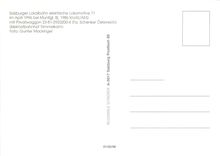 CPM Salzburger Lokalbahn elektrische Lokomotive 71