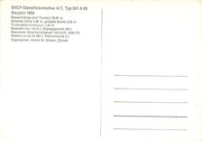 CPM SNCF -Dampfflokomotive 4/7  Typ 241 A 65