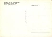 CPM Baureihe 065 Personenzug-Tenderlok Einheitsschnellzug-lokomotive