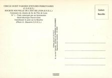 CPM Train remorqué par un locotracteur diesel-electrique Fauvet-Girel franchissant le pont sur la bo