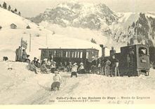 CPM Train de lugeurs à Crêt-d'y-Bau