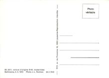 CPM B2 2011 voiture d'origine B-M modernisée