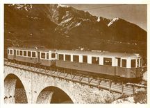 CPM Schollenen Bahn-Zug BCFt 30 + BCF 2/4 41