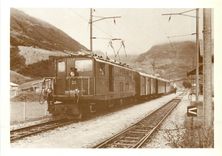 CPM Furka-Oberalp Bahn mit Lokomotive Hge 4/4 34 Furka-Reuss