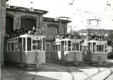 CPM 3 Zuge der Aktion pro Sachsitram beim ehemaligen VBZ-Depotgebaude Kalkbreite vor dem Einsatz