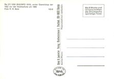 CPM Be 2/2 1259 (SIG/MFO 1919) erster Quersitztyp der VBZ vor der Hochschule um 1960