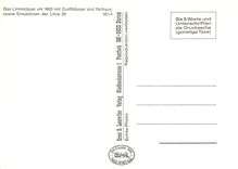 CPM Das Limmatquai um 1920 mit Zunfthauser und Rathaus sowie Einsatztram der Line 23