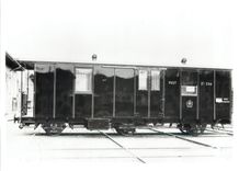 CPM Die vier Postwagen der Brunigline von 1904 lechten sich in Bauart und Numerierung an die ubrigen