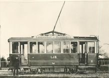 CPM Der fabrikneue Ce 2/2 11 der LJB in Niederbipp (Ring-hoffer/alioth) 1907  Archiv BBC