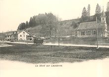 CPM Entre le petit Mont et Coppoz. Vers 1908. Coll.Dalimier