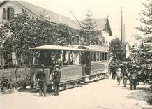CPM Cugy 1907  Inauguration du prolongement de la Ligne.Automotrice Ce 2/2 45 et remorque C102 ex Ge