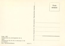 CPM Cugy 1907  Inauguration du prolongement de la Ligne.Automotrice Ce 2/2 45 et remorque C102 ex Ge