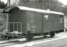 CPM X 824 (Serie FZ 11 12)  wagon de soudure  a Tramelan.22.4.1979. photo C-B Rossinelli