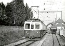 CPM Train monant au départ des Breuleux 4.11.1979