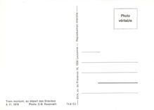 CPM Train monant au départ des Breuleux 4.11.1979