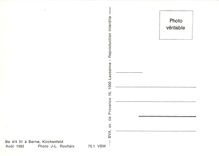 CPM Be 4/4 31 à Berne  Kirchenfeld.Aout 1962. photo J-L Rochaix