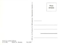 CPM B2 53 sur le BC a Blonay.3.8.1974. photo J-L Rochaix