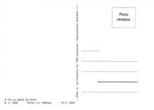 CPM K101 au depot de worb 8.4.1956 photo J-J Meltzer