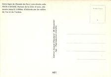 CPM Cette ligne de chemi de fer à voie étroite relie NICE à DIGNE. Parant de la cote d'Azur  elle mo