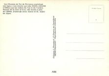 CPM CHEMINS DE FER DE PROVENCE -Le viaduc en courbe et l'ancien moulin de Méailles