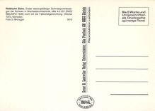 CPM Rhatische Bahn Erster leistungsfahigerSchmalspurtriebwagen der Schselstromtechnik