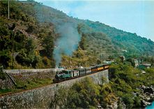 CPM CHEMIN DE FER DU VIVARAIS LIGNE TOURISTIQUE TOURNON - LAMASTRE 
