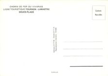 CPM CHEMIN DE FER DU VIVARAIS LIGNE TOURISTIQUE TOURNON - LAMASTRE 