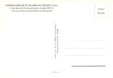 CPM FUNICULAIRE DE St-HILAIRE DU TOUVET