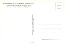 CPM FUNICULAIRE DE St-HILAIRE DU TOUVET