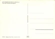 CPM LES CHEMINS DE FER DU JURA (CJ)