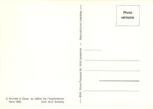 CPM Arrivée à Caux  au début de l'exploitation Ver 1893