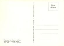 CPM Train pour les Rochers de Naye entre Crêt-d'y-Bau et Jaman vaer 1925