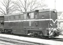 CPM locomotive diesel Lxd2 N° 458 à Gryfice 